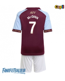 Aston Villa John McGinn #7 Echipament de Fotbal Replică 2025-26 Copii Acasa (+ Șorturi)